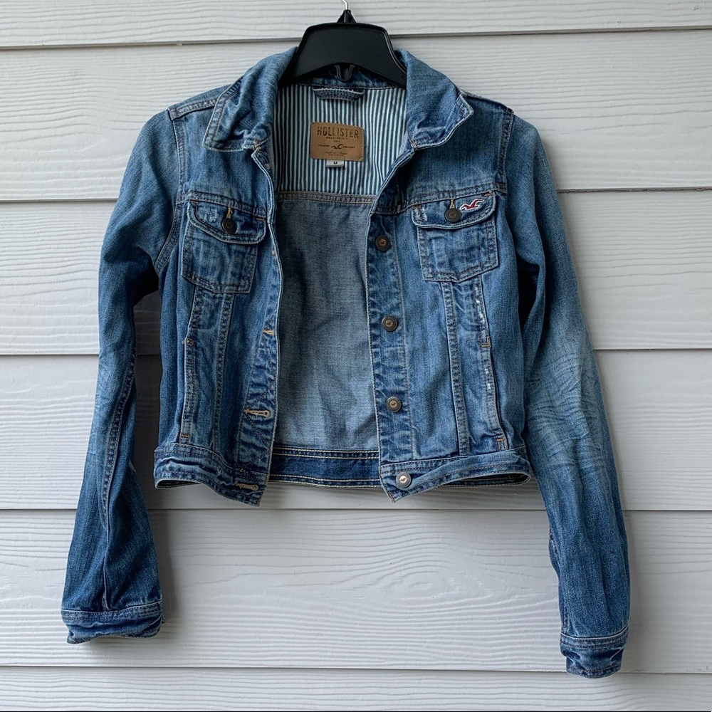 Hollister Denim Jean jacket 100% Cotton